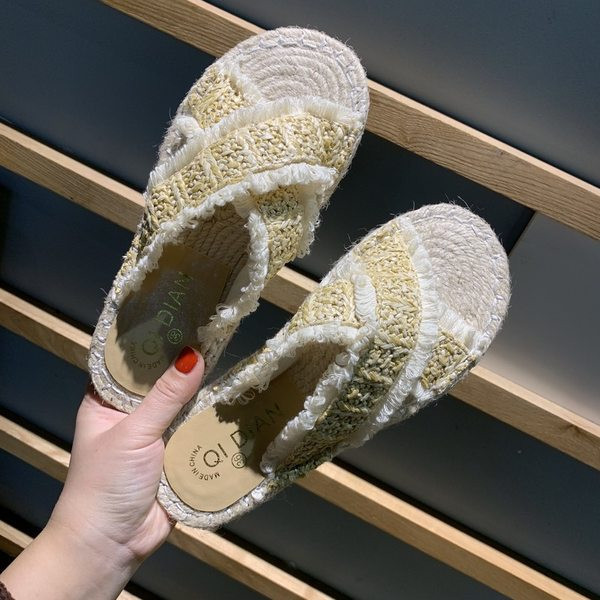 Papuci casual de vara de dama cu talpa plata