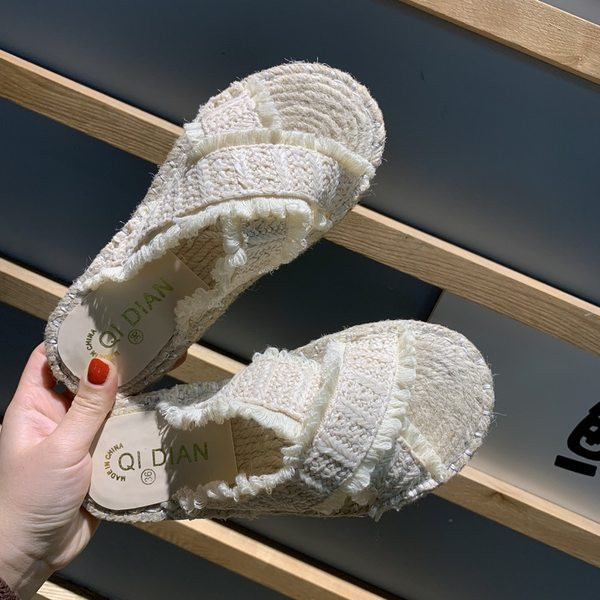 Papuci casual de vara de dama cu talpa plata