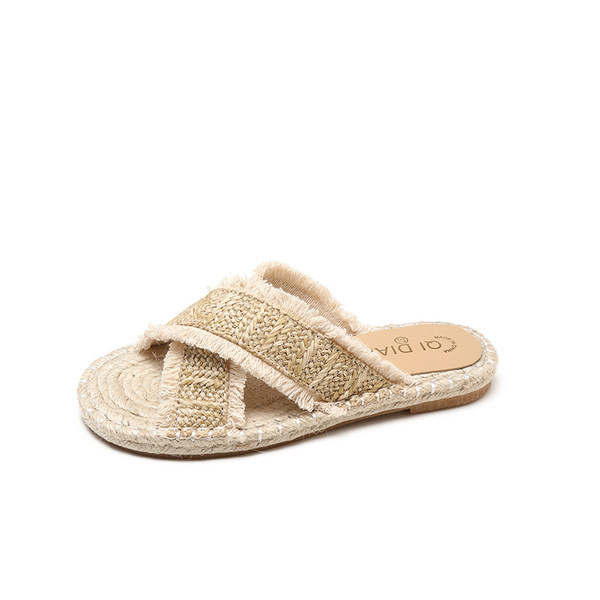 Papuci casual de vara de dama cu talpa plata