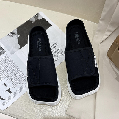 Papuci casual cu platforma 3 cm