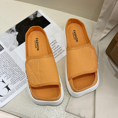 Papuci casual cu platforma 3 cm