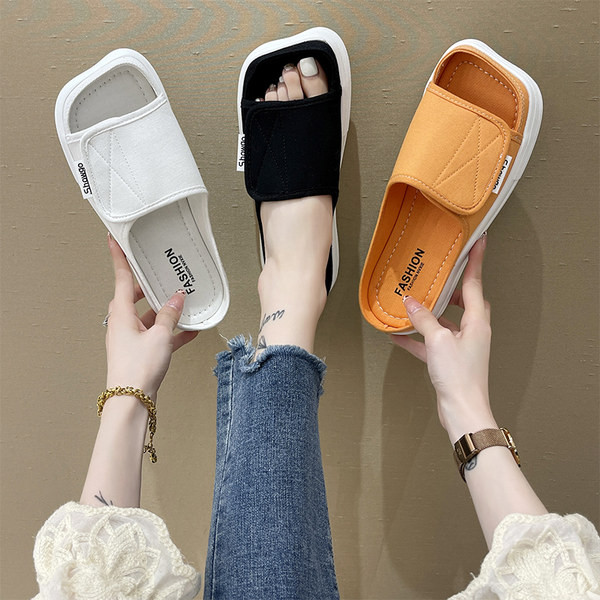 Papuci casual cu platforma 3 cm