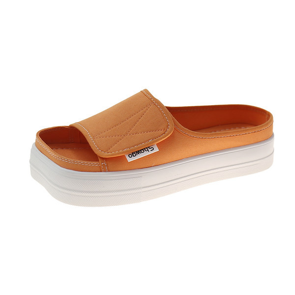 Papuci casual cu platforma 3 cm