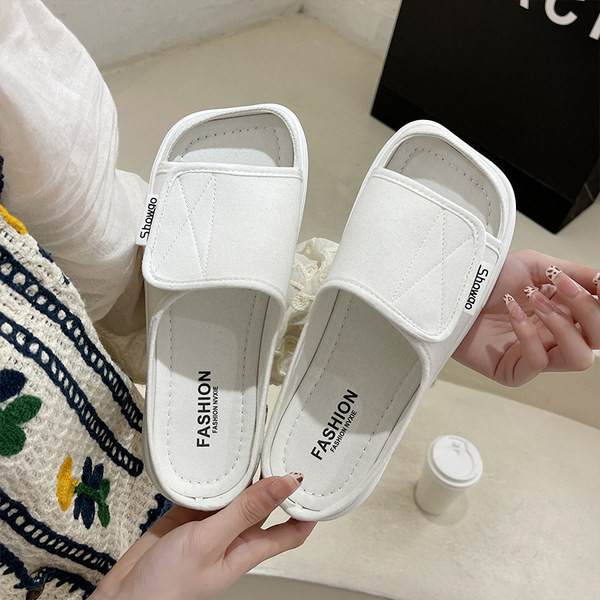 Papuci casual cu platforma 3 cm