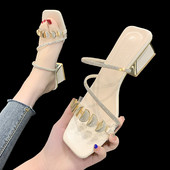 Papuci de dama cu bretele din piele ecologica si silicon cu efect stralucitor