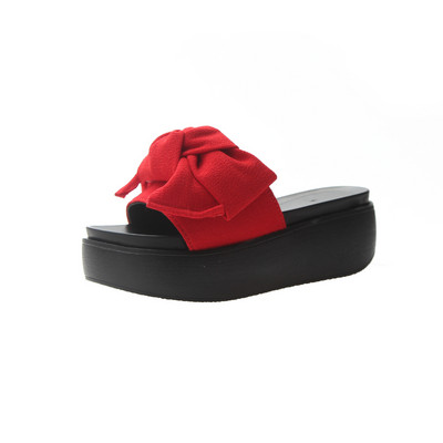 Casual γυναικείες παντόφλες με πλατφόρμα ύψους 6 cm σε διάφορα χρώματα