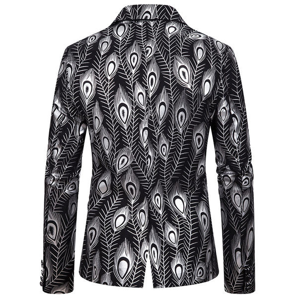 Ανδρικό κομψό σακάκι σλιμ σχέδιο