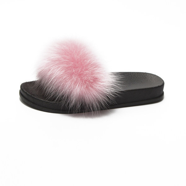 Model nou de papuci dama cu puf - in mai multe culori