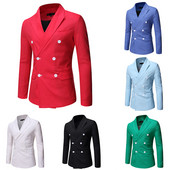 Ανδρικό casual σακάκι με κουμπιά σλιμ μοντέλο