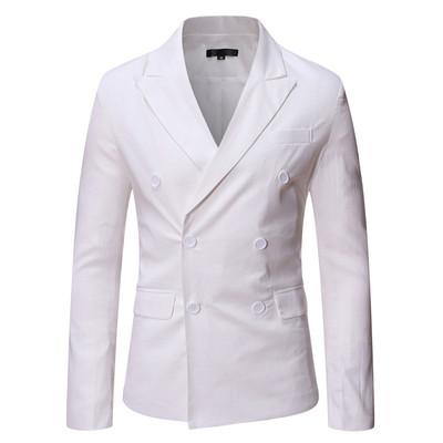 Ανδρικό casual σακάκι με κουμπιά σλιμ μοντέλο