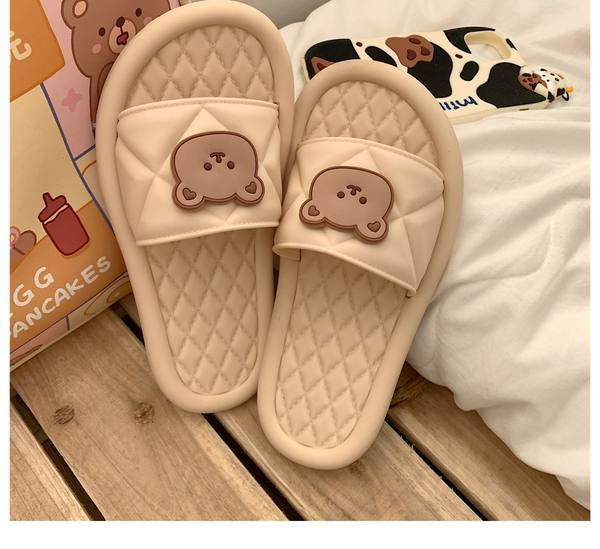 Sieviešu gumijas čības ar 3D aplikāciju divās krāsās