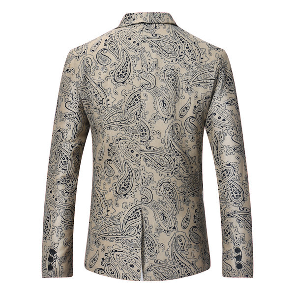 Jachetă bărbătească stilată cu model montat cu nasturi