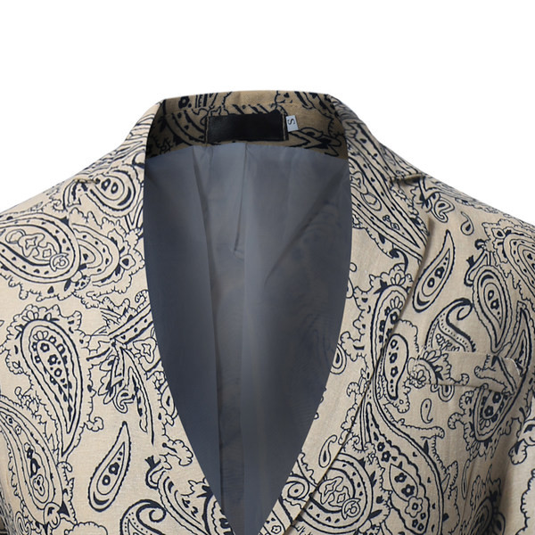 Jachetă bărbătească stilată cu model montat cu nasturi