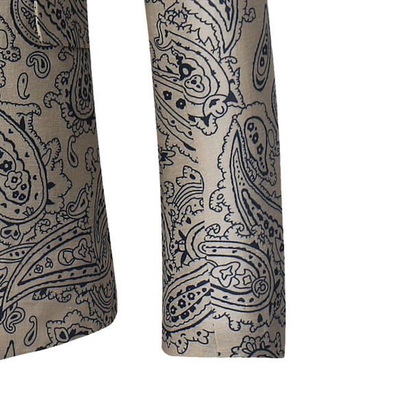 Jachetă bărbătească stilată cu model montat cu nasturi