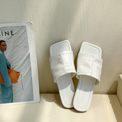 Νέο μοντέλο έκο δερμάτινες παντόφλες κλασικό μοντέλο