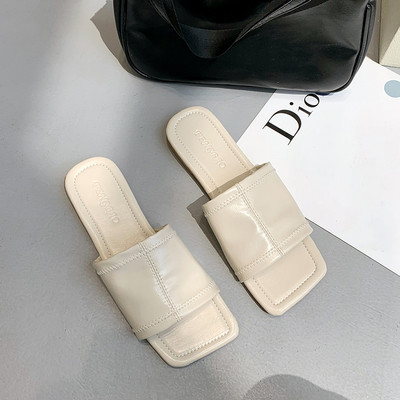 Νέο μοντέλο έκο δερμάτινες παντόφλες κλασικό μοντέλο