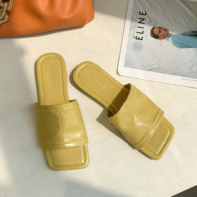 Νέο μοντέλο έκο δερμάτινες παντόφλες κλασικό μοντέλο