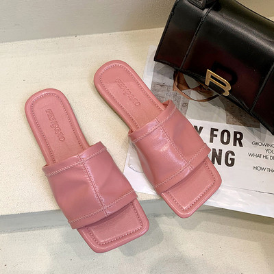 Νέο μοντέλο έκο δερμάτινες παντόφλες κλασικό μοντέλο