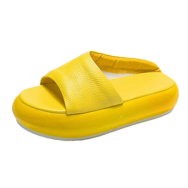 Papuci de vara cu platforma model simplu