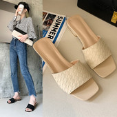 Sieviešu mākslīgās ādas čības trīs krāsās