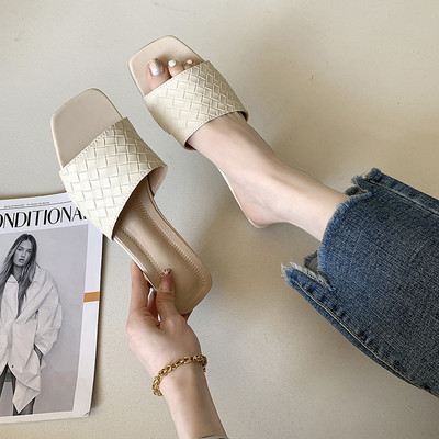 Sieviešu mākslīgās ādas čības trīs krāsās