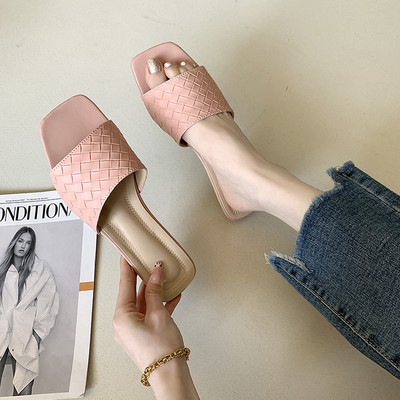 Sieviešu mākslīgās ādas čības trīs krāsās