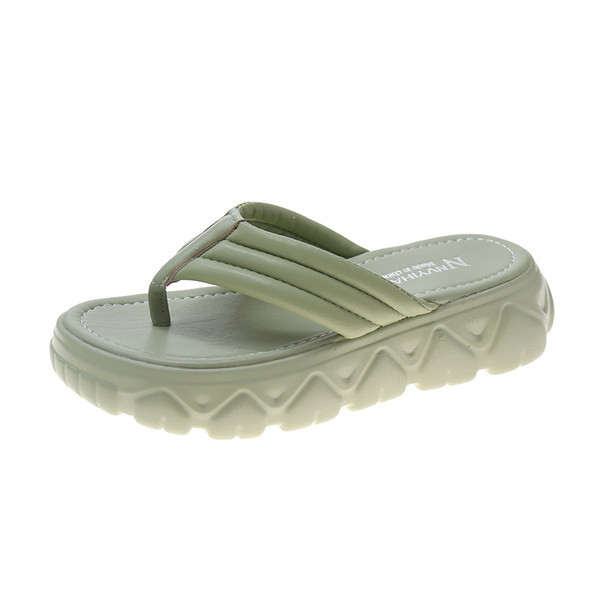 Flip-flops de damă casual între degete, cu talpă aspră