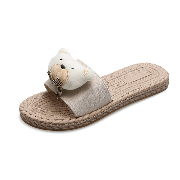 Model nou de papuci dama cu urs 3D