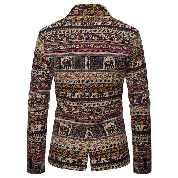 Jachetă modernă pentru bărbați model montată cu nasturi