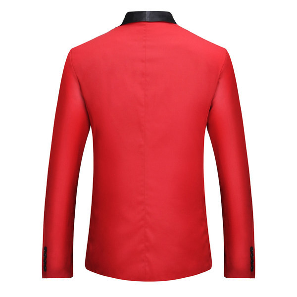 Elegantna muška jakna jednobojnog kroja s gumbom