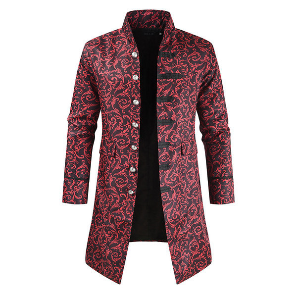 Moderan muški dugi model sakoa na gumbe