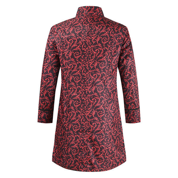 Moderan muški dugi model sakoa na gumbe