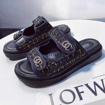 Papuci textile dama cu velcro