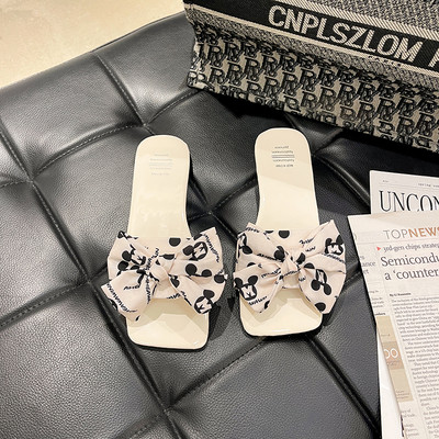 Νέο μοντέλο γυναικείες παντόφλες με κορδέλα - σε τρία χρώματα