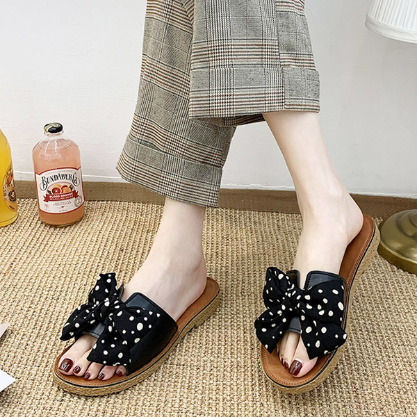 Papuci casual din piele ecologica cu panglica textila