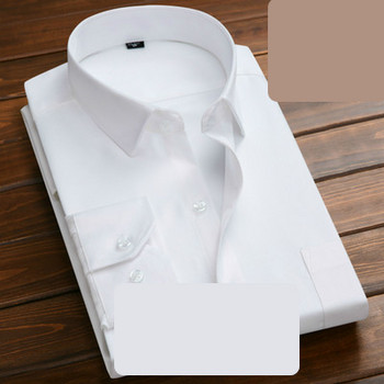Мъжка елегантна риза с дълъг ръкав и копчета няколко цвята 