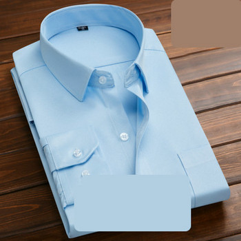 Ανδρικό κομψό πουκάμισο με μακριά μανίκια και κουμπιά σε διάφορα χρώματα