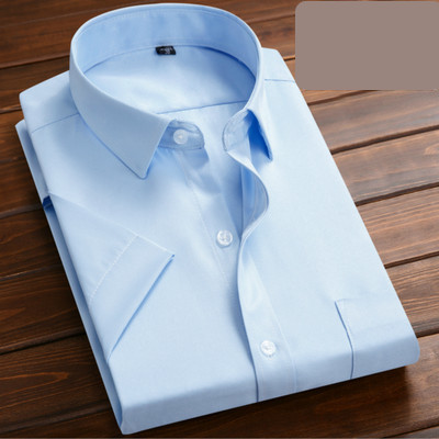 Мъжка елегантна риза с дълъг ръкав и копчета няколко цвята 