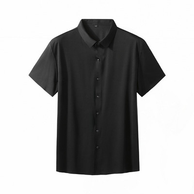 Moderná košeľa s klasickým golierom a dlhými rukávmi