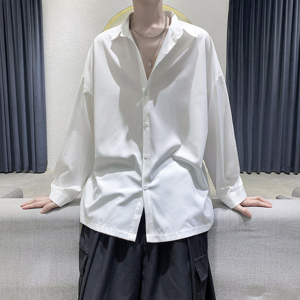 Cămașă pentru bărbați cu guler clasic - mâneci lungi sau scurte