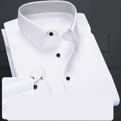 Cămașă casual pentru bărbați cu nasturi și buzunar cu guler înalt