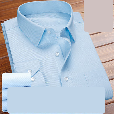 Cămașă casual pentru bărbați cu nasturi și buzunar cu guler înalt