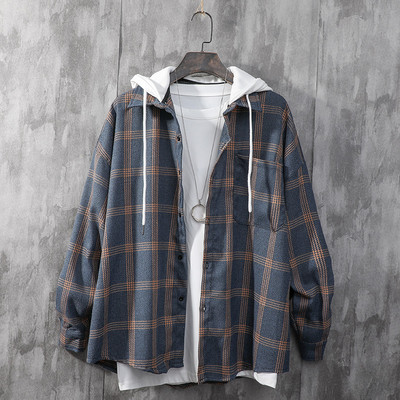 Νέο μοντέλο γυναικείο καρό πουκάμισο με τσέπη και κουμπιά