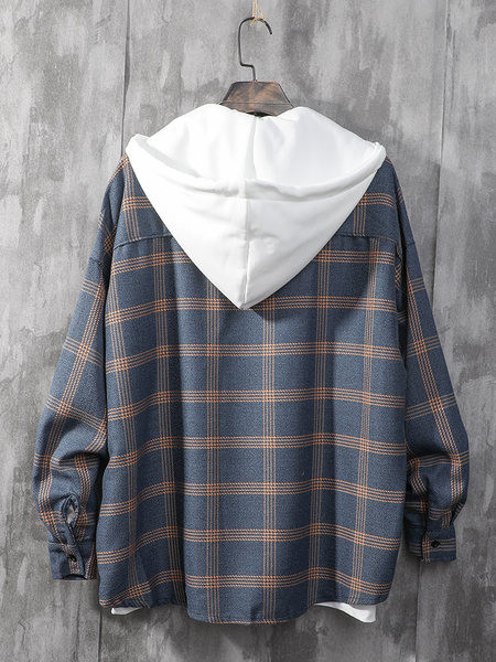 Νέο μοντέλο γυναικείο καρό πουκάμισο με τσέπη και κουμπιά