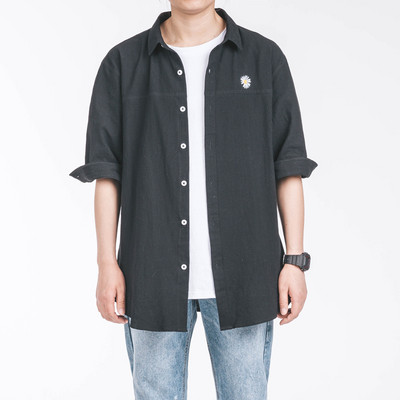 Ανδρικό πουκάμισο νέο μοντέλο με κλασικό κολάρο και τσέπη - διάφορα μοντέλα