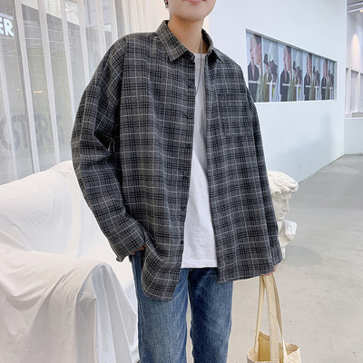 Ανδρικό πουκάμισο νέο μοντέλο με κλασικό κολάρο και τσέπη - διάφορα μοντέλα