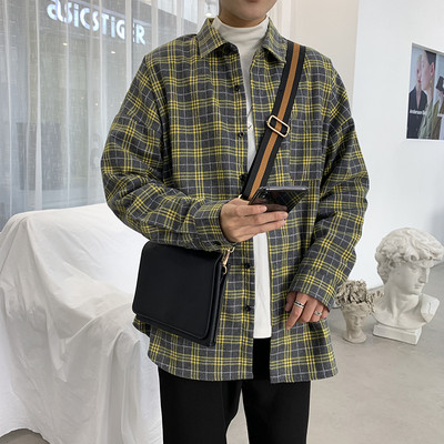 Ανδρικό πουκάμισο νέο μοντέλο με κλασικό κολάρο και τσέπη - διάφορα μοντέλα