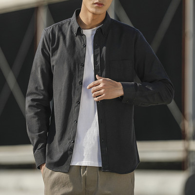 Ανδρικό πουκάμισο νέο μοντέλο με κλασικό κολάρο και τσέπη - διάφορα μοντέλα