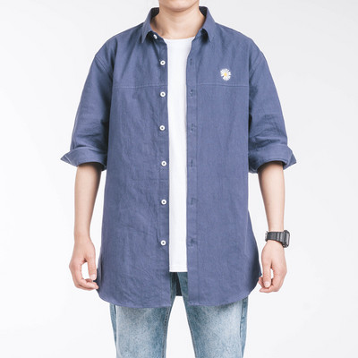 Ανδρικό πουκάμισο νέο μοντέλο με κλασικό κολάρο και τσέπη - διάφορα μοντέλα