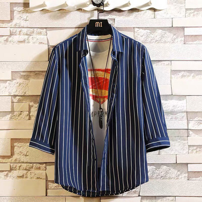 Ανδρικό πουκάμισο νέο μοντέλο με κλασικό κολάρο και τσέπη - διάφορα μοντέλα